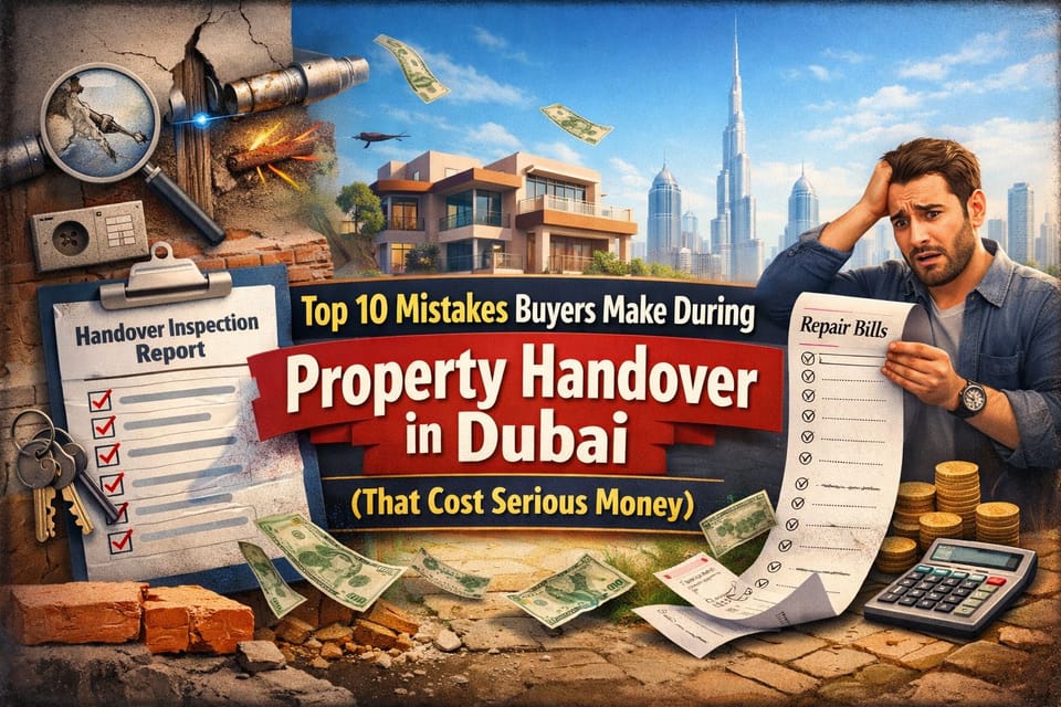 Top 10 Mistakes Buyers Make During Property Handover in Dubai (That Cost Serious Money)
