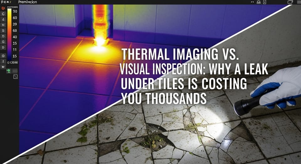 Thermal Imaging vs. Visual Inspection: Why a Leak Under Your Tiles is Costing You Thousands